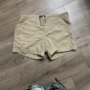The North Face Women's Beige Cargo Shorts